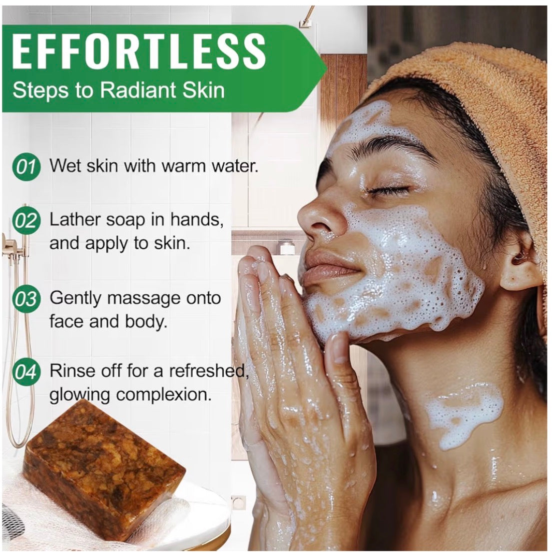 Raw African Black Soap