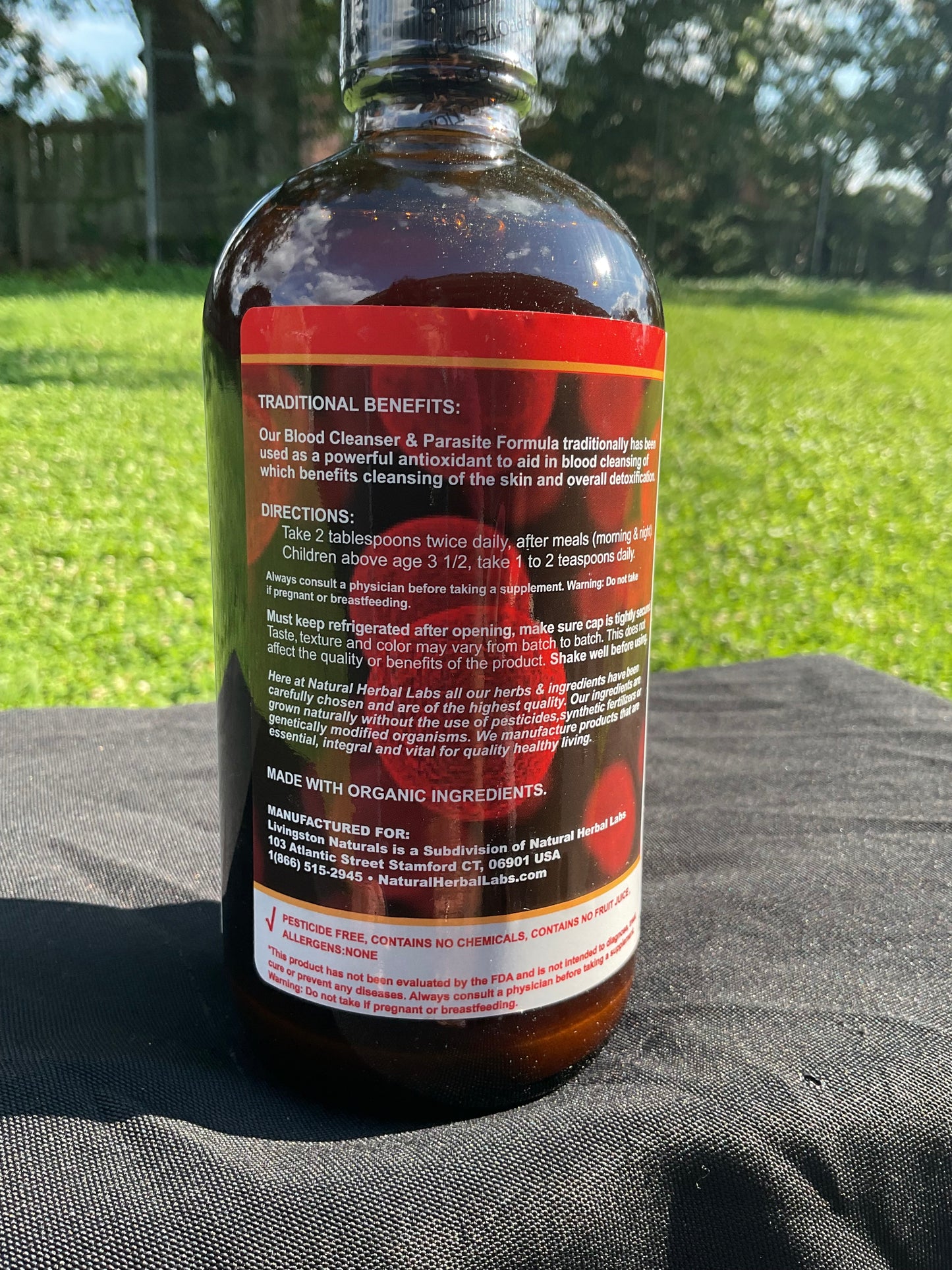 Blood Cleanser & Parasite Bitter 16 oz