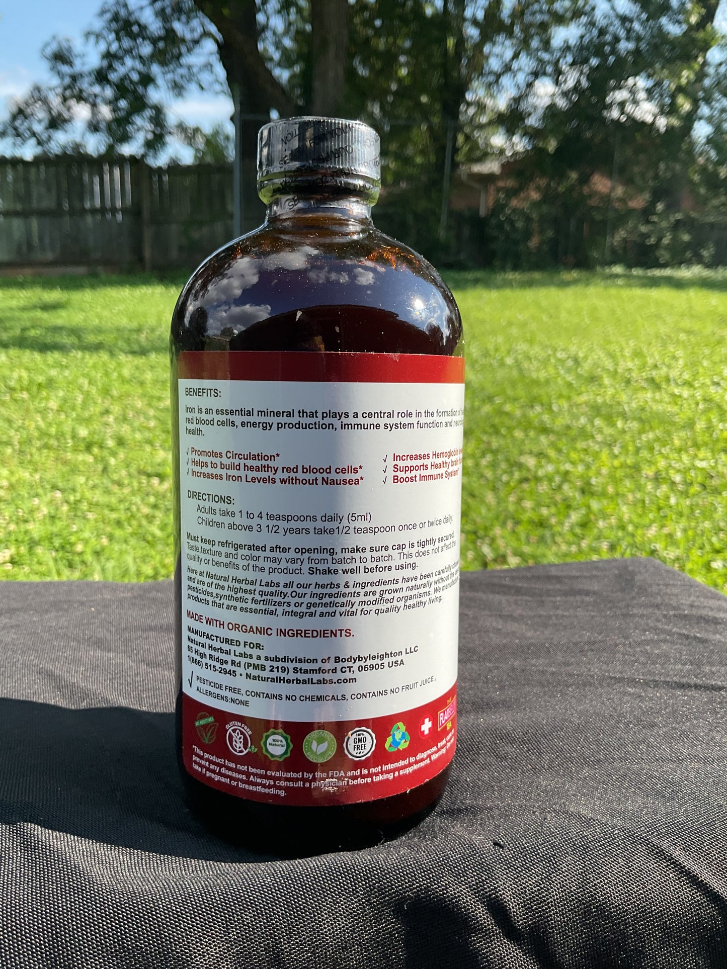 Natural Herbal Labs Iron Formula 16 oz