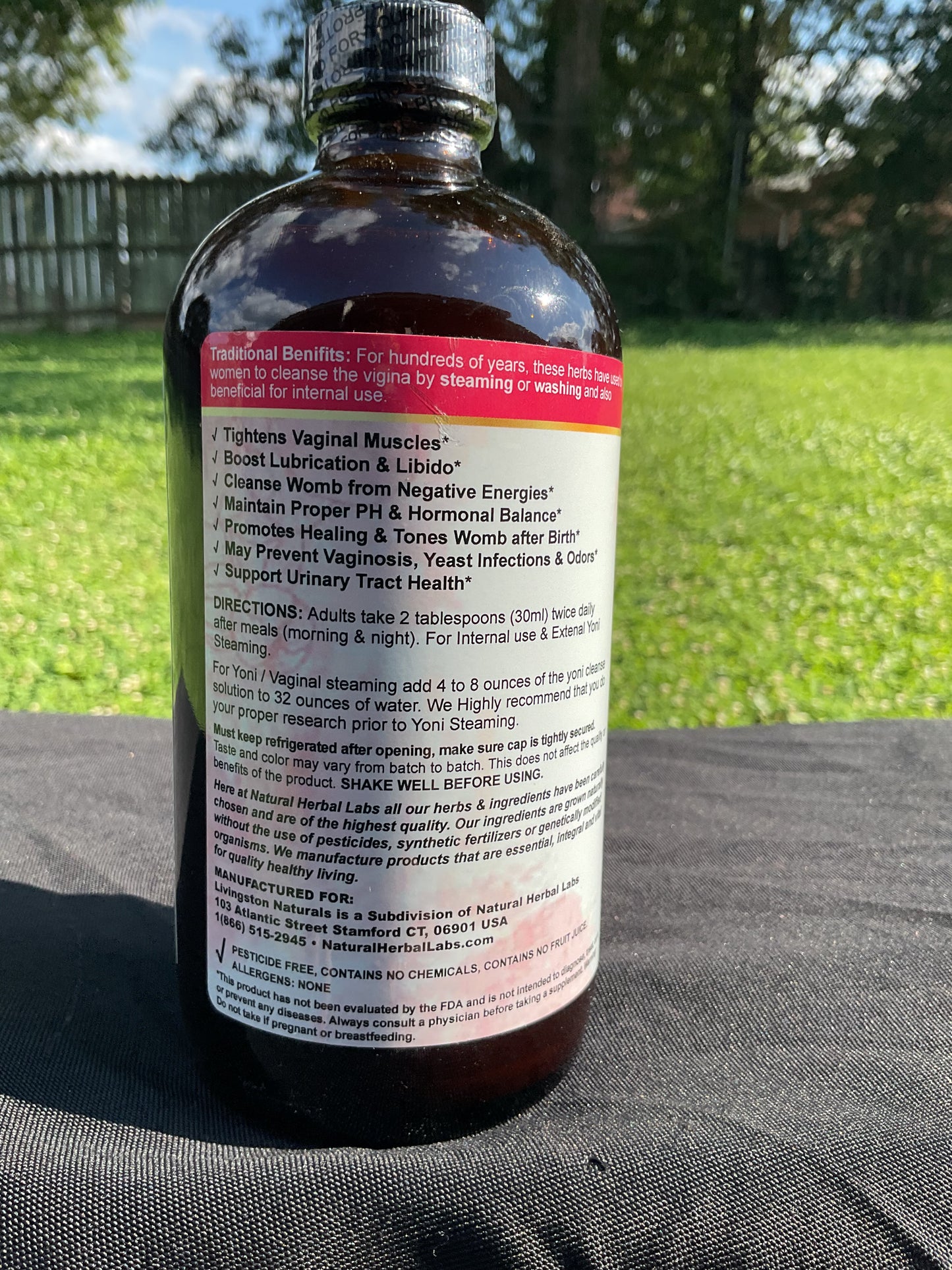 Yoni Cleanse Bitter 16 oz