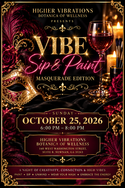 VIBE Sip & Paint – Masquerade Edition
