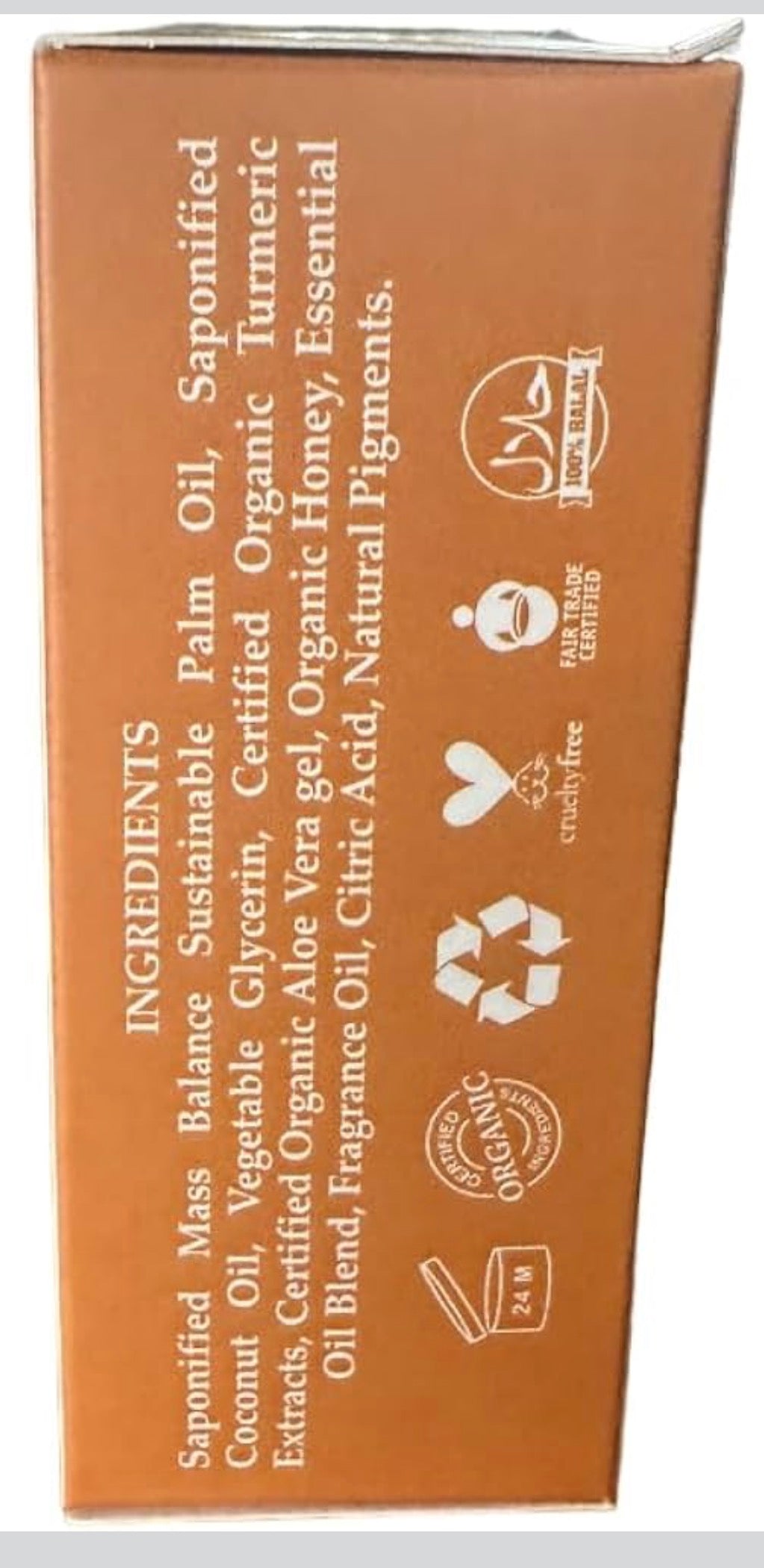 Shea Olein Turmeric Herbal Soap with Aloe Vera & Honey