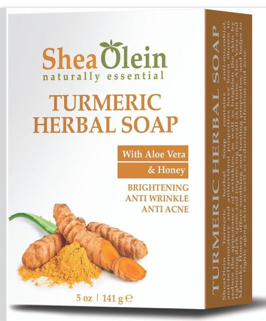 Shea Olein Turmeric Herbal Soap with Aloe Vera & Honey